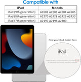 Film de protection d'écran Jetech pour iPad (10,2 pouces, modèles 2021/2020/2019, 9e/8e