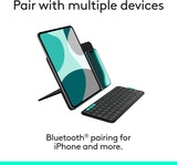 Logitech Flip Folio, Keyboard Case for iPad Pro 11-inch (M4 & M5) & iP