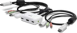 TRENDnet 2-Port HDMI KVM Switch, Control 2 Computers with One Set of C