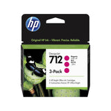 HP 712 Magenta 29-ml 3-Pack Genuine Ink Cartridges (3ED78A) for Design