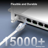 20 FT CAT6A Ethernet Cable - STP Blue
