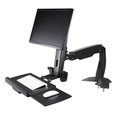 StarTech.com Sit Stand Monitor Arm - Desk Mount Adjustable Sit-Stand W