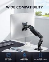 Bras de moniteur a contrepoid