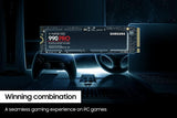 SAMSUNG 990 PRO SSD 4TB PCIe Gen4 NVMe M.2 Internal Solid State Hard D