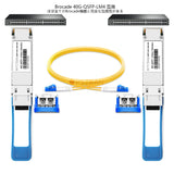 QSFP+ 40G LM4 pour Brocade 40G-QSFP-LM4 40GBASE-LM4 émetteur-récepteur M