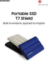 Samsung T7 Shield Portable SSD 1TB, USB 3.2 Gen2 External SSD, Up to 1