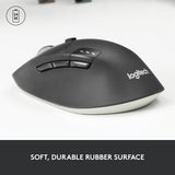 Logitech M720 Triathlon Multi-Device Wireless Mouse, Bluetooth, USB Un