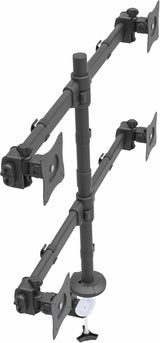 StarTech Quad Monitor Mount for Up to 27in VESA Monitors