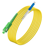 Câble de raccordement fibre optique SC/APC vers LC/UPC, mode unique simplex SM