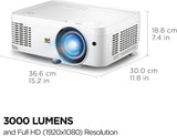 ViewSonic LS560WH 3000 Lumens WXGA Short Throw LED Projector with HV K