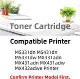 Lexmark 55B1H0E Cartouche de toner contrat à HAUT RENDEMENT