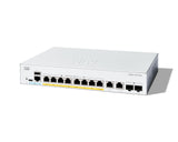 Cisco Catalyst 1300-8FP-2G Commutateur administré, 8 ports GE, PoE complet, 2x1GE