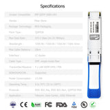ÉMETTEUR-RÉCEPTEUR QSFP28 100GBASE-LR4 SMF LC 10KM 1295 1309NM