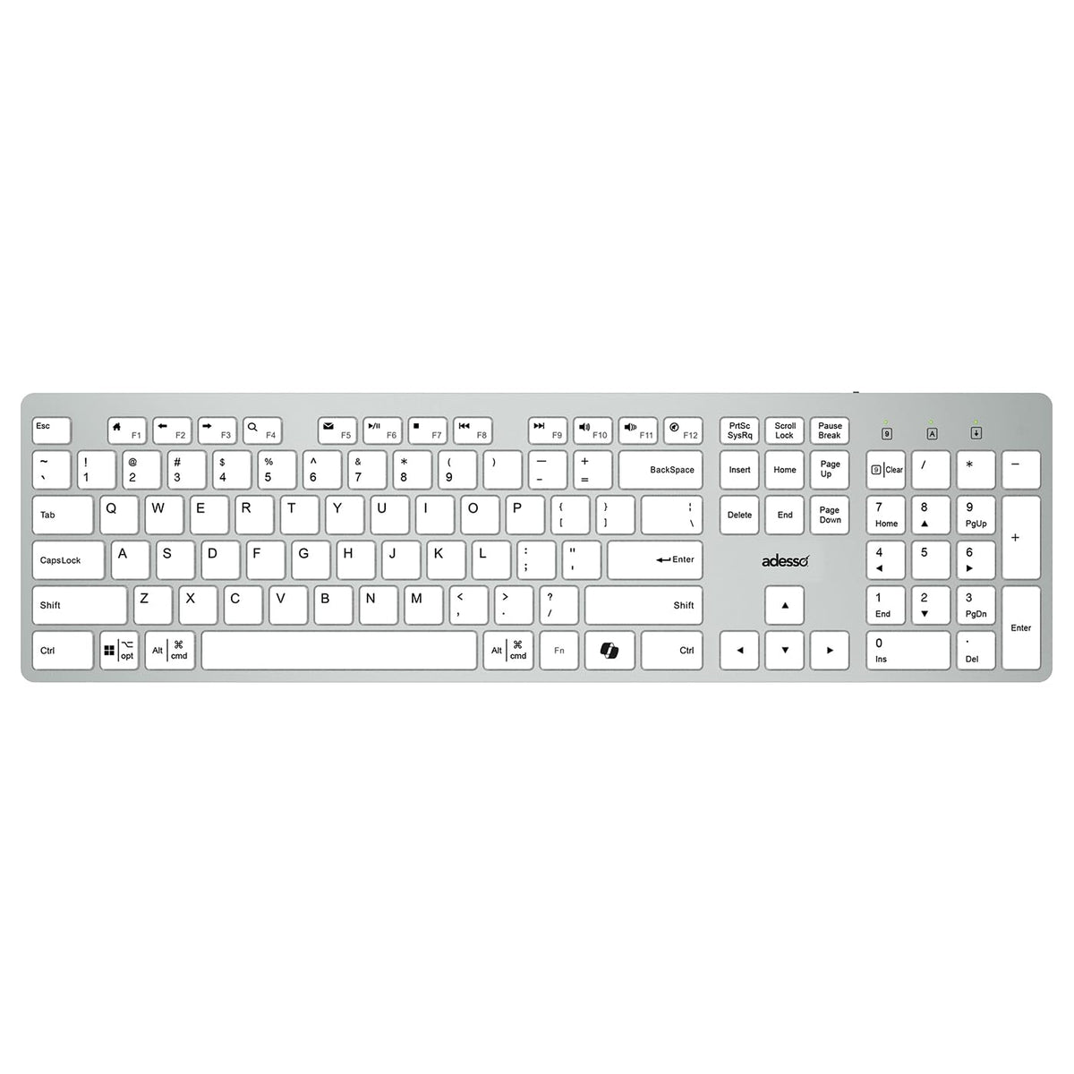 Adesso EasyTouch 730 USB-C Keyboard (Canadian French) with Copilot Hot