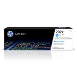 HP 202X (CF501X) High Yield Cyan Original Toner Cartridge Blue 1 Pack