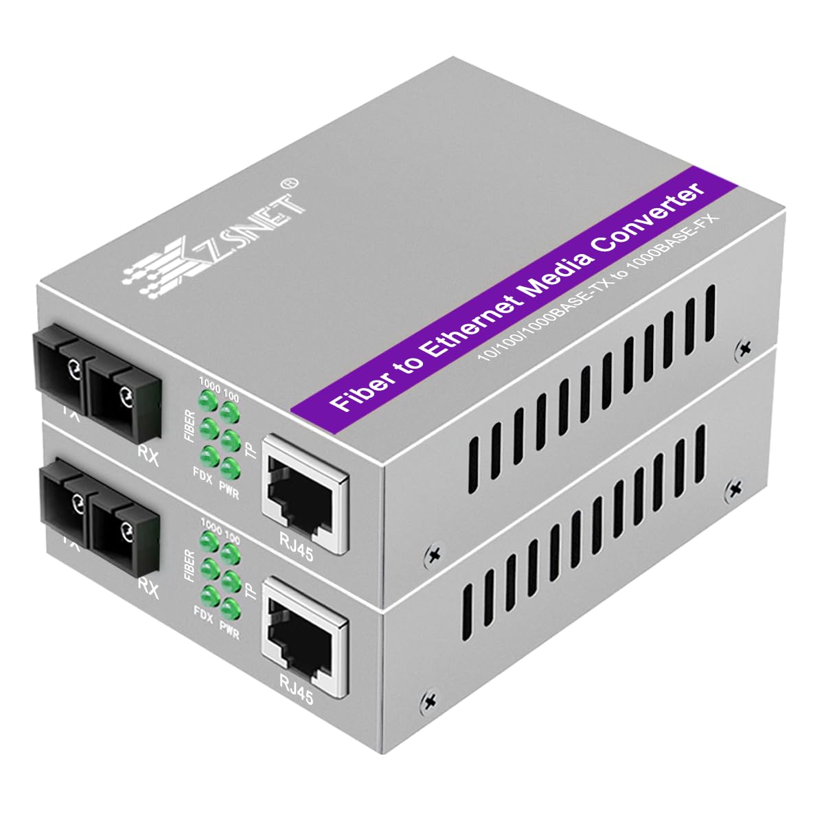 StarTech Gigabit Fiber to RJ45 Ethernet Media Converter Dongle, Optical Singlemode 10KM/MULTIMODE 800M, POE Powered