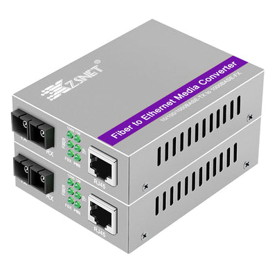 StarTech Gigabit Fiber to RJ45 Ethernet Media Converter Dongle, Optical Singlemode 10KM/MULTIMODE 800M, POE Powered