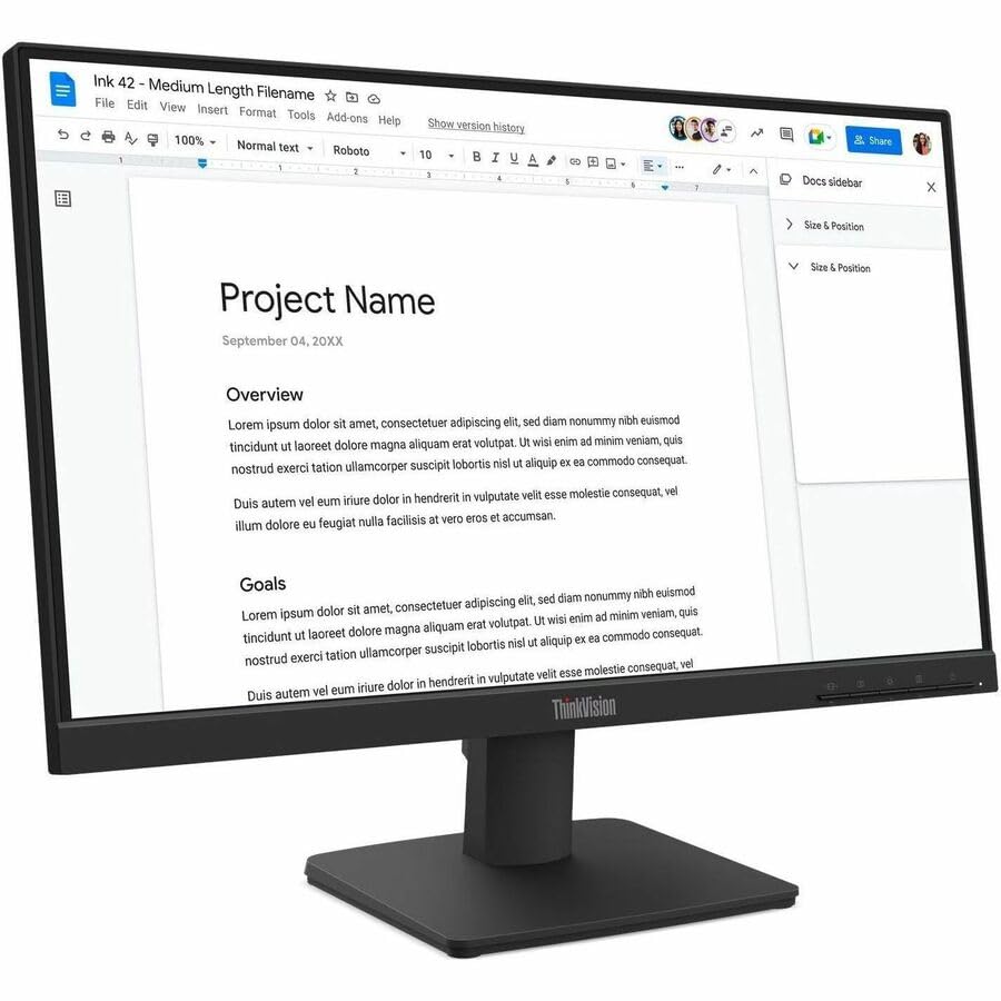 Lenovo TS S224e 21,5 Moniteur HDMI