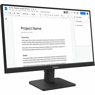 Lenovo TS S224e 21,5 Moniteur HDMI
