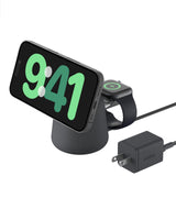 Belkin Socle de Recharge sans Fil Qi2 2 en 1 15W Charge Rapide iPhone