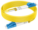 Câbles patch à fibre optique monomode de 1 m (3 pieds) OS2 LC vers LC, options 7 pouces~800