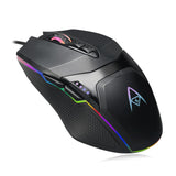 Adesso iMouse X5 RGB Wired Gaming Mouse - 7 Buttons, Ambidextrous, Adj