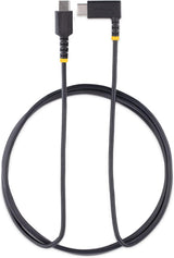 StarTech.com 6ft (2m) USB C to C Charging Cable Right Angle - 60W PD 3