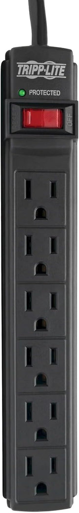 TRIPP LITE TLP6B Parasurtenseur 6 Prises Cordon 6 pi 360 Joules Noir
