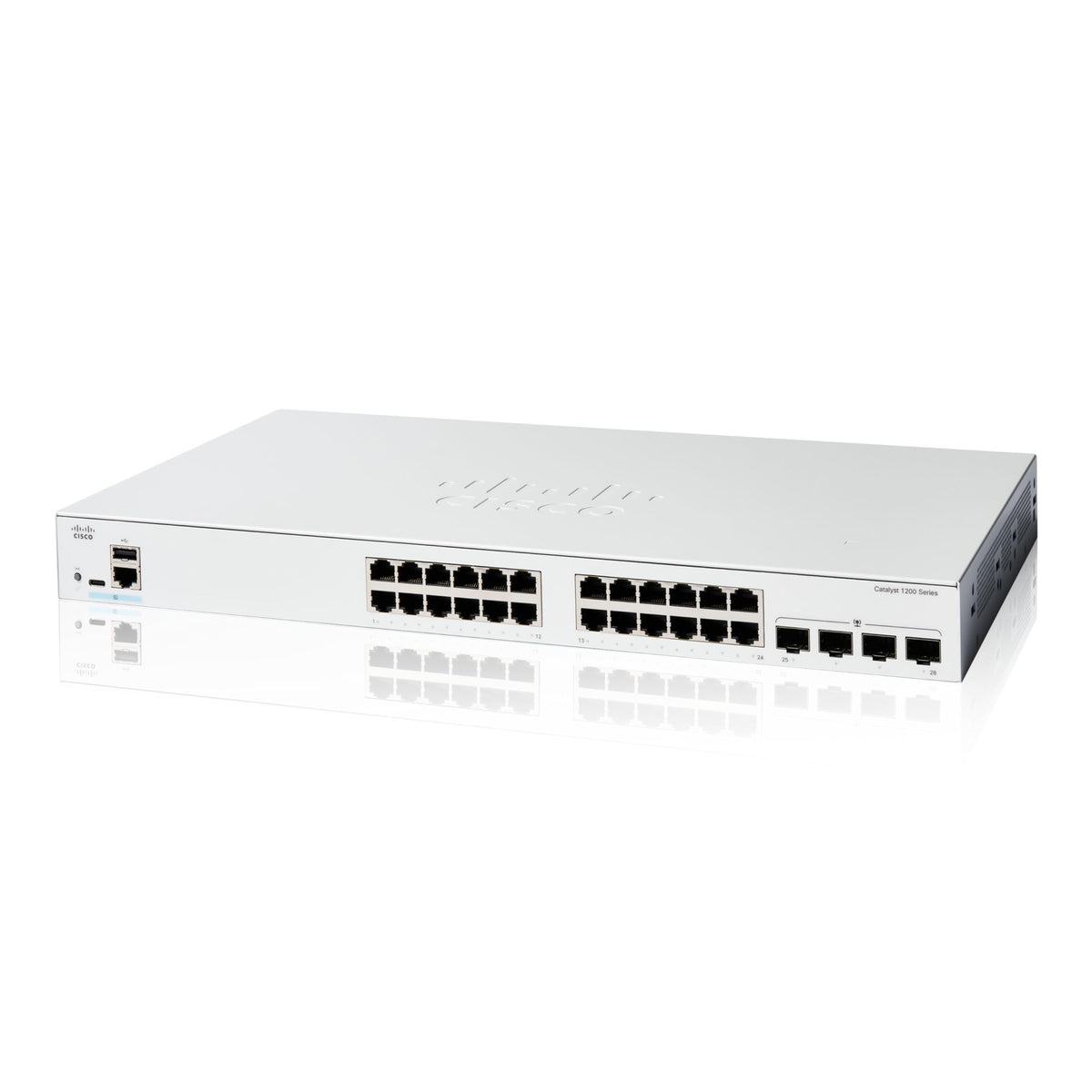 Commutateur intelligent Cisco Catalyst 1200-24T-4G, 24 ports GE, 4x1GE SFP, Limite