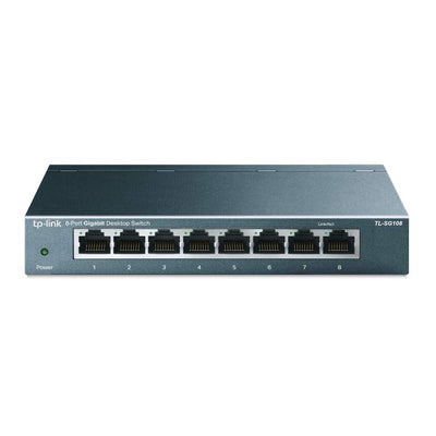 TP-Link TL-SG108, 8 Port Gigabit Unmanaged Ethernet Network Switch, E
