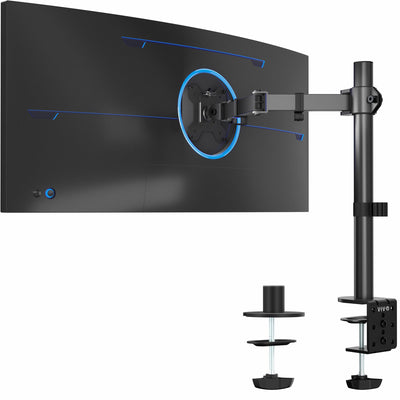 StarTech Wall Mount Workstation, VESA Mount for 32 Monitors (22LB/10KG), Fully Articulating Single Monitor Mount & Keyboard Tray W/Desktop Computer/PC