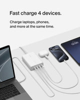 Belkin BoostCharge Pro Chargeur Mural USB-C 4 Ports GaN 200W Multi-Port