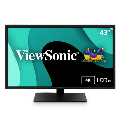 ViewSonic 43IN 4K Commercial LED 16/7, 350 NITS, Android 14 AOSP, 4000:1, USB-C, 3X HDMI, RS232, RJ45, WI-FI/BT SLOT, Dual 10W Speakers. Pro-Grade