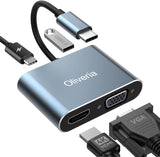 StarTech USB-C Multiport Adapter 10Gbps 4K HDMI/VGA