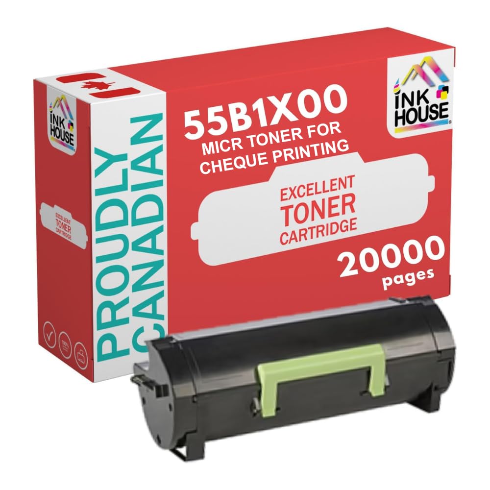 Best Remanufactured MICR Toner Cartridge 55B1X00 for use in Lexmark MS
