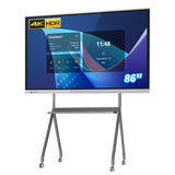 Sharp NEC 86IN Interactive Display, 4K Aquos Board, 20-POINT Precisiontouch, Embedded Controller, Quad Screen (Supported with Wired Connection)
