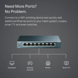 TP-Link TL-SG108, 8 Port Gigabit Unmanaged Ethernet Network Switch, E