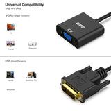 BENFEI Active DVI-D to VGA Adapter, DVI-D 24+1 to VGA Male to Female A