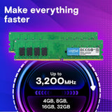 16GB DDR4-3200 UDIMM FOR DELL-AB371019