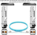 Module émetteur-récepteur SFP 1000BASE-SX Compatible pour Juniper QFX-SFP-1GE-