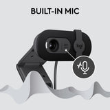 Logitech Brio 101 Full HD 1080p Webcam for Meetings, Streaming, Deskto