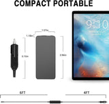 100W USB C Laptop Car Charger Compatible with Dell Latitude/XPS/Precis