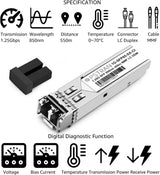 1000BASE-SX SFP Optical Transceiver Module Compatible with TP-Link TL-
