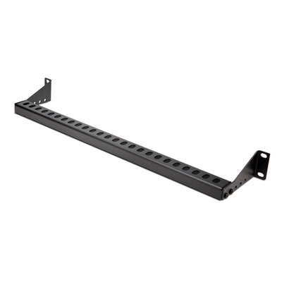 StarTech.com 1U Rack Mountable Cable Lacing Bar w/Adjustable Depth, Ca