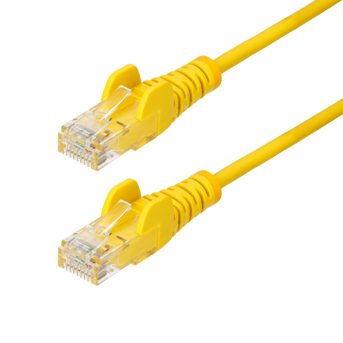 StarTech.com 10ft Yellow Slim CAT6 Ethernet Cable, Snagless RJ45, LSZH