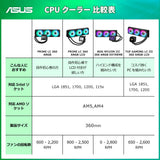 ASUS Prime LC 360 ARGB CPU Cooler, 14.2 inches (360 mm), All-in-One AI