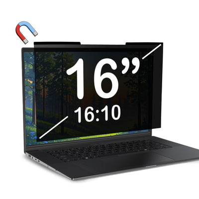 StarTech Magnetic Privacy Screen for 16-INCH 16:10 Laptop, Reversible Filter, Computer Screen Protector, VIEW Angle 60 DEG (+/- 30 DEG), TAA, Blue