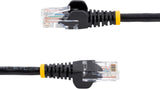 StarTech.com 100ft Black Cat5e Snagless RJ45 UTP Patch Cable - 100 ft