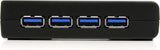 StarTech.com 4-Port USB 3.0 SuperSpeed Hub with Power Adapter - 5Gbps