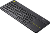 Logitech K400 Plus Wireless Touch TV Keyboard with Easy Media Control